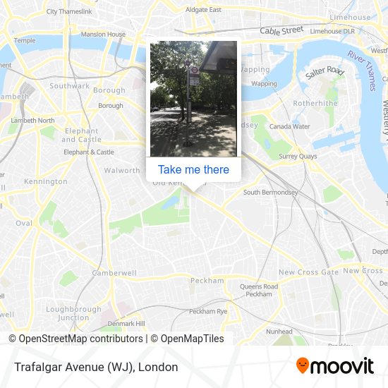 Trafalgar Avenue (WJ) map