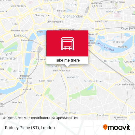Rodney Place (BT) map