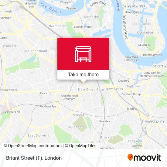 Briant Street (F) map