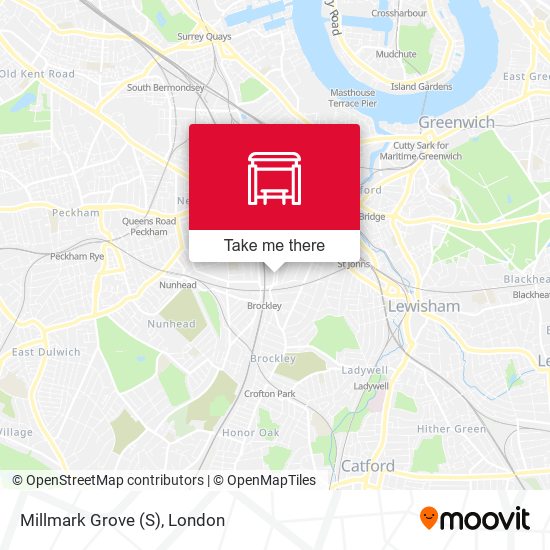 Millmark Grove (S) map