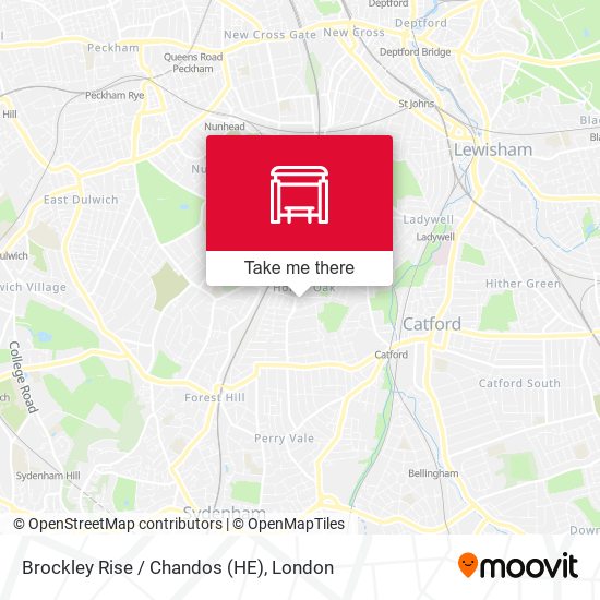 Brockley Rise / Chandos (HE) map