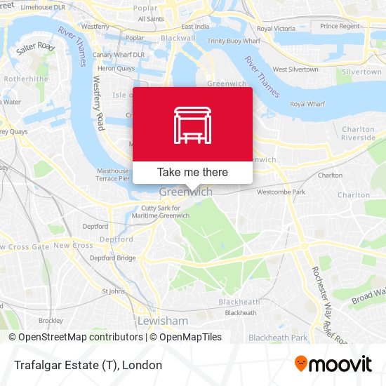 Trafalgar Estate map