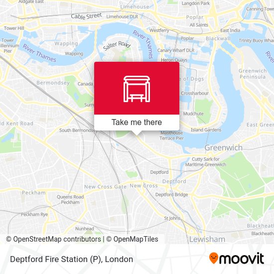 Deptford Fire Station (P) map