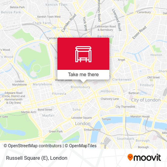 Russell Square (E) map