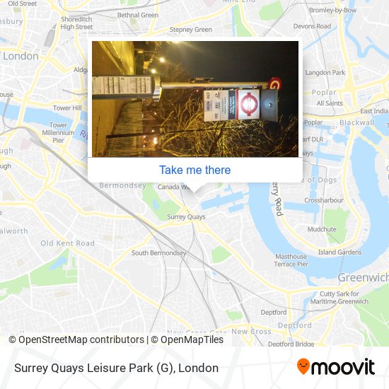 Surrey Quays Leisure Park (G) map