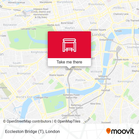 Eccleston Bridge (T) map