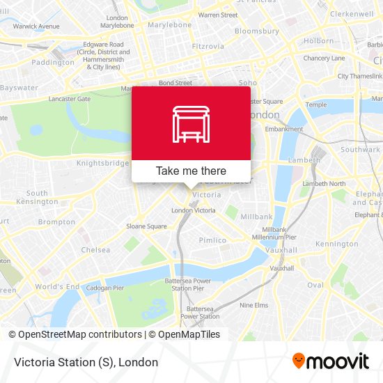 Victoria Station map