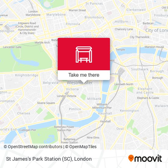 St James's Park Station (SC) map