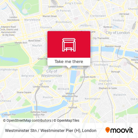 Westminster Stn  / Westminster Pier (H) map