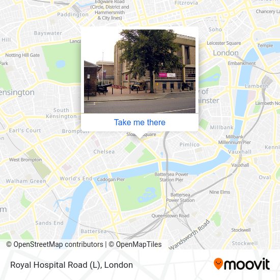 Royal Hospital Road (L) map