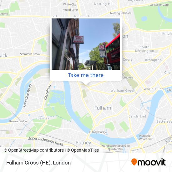 Fulham Cross (HE) map