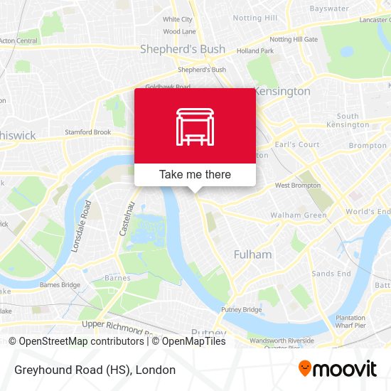 Greyhound Road (HS) map