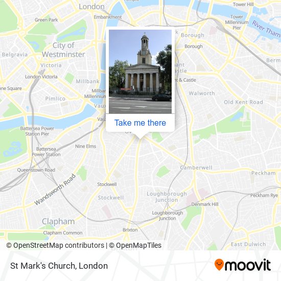 St Mark's Church map