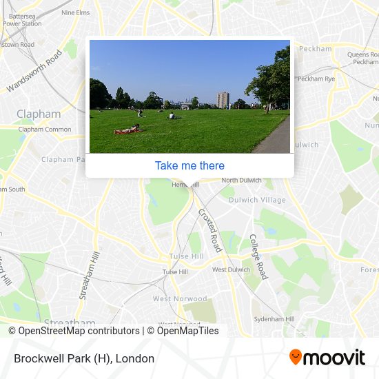 Brockwell Park (H) map