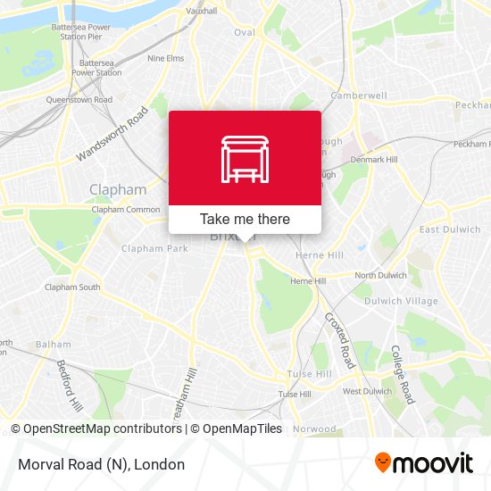 Morval Road (N) map