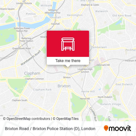 Brixton Road / Brixton Police Station (D) map