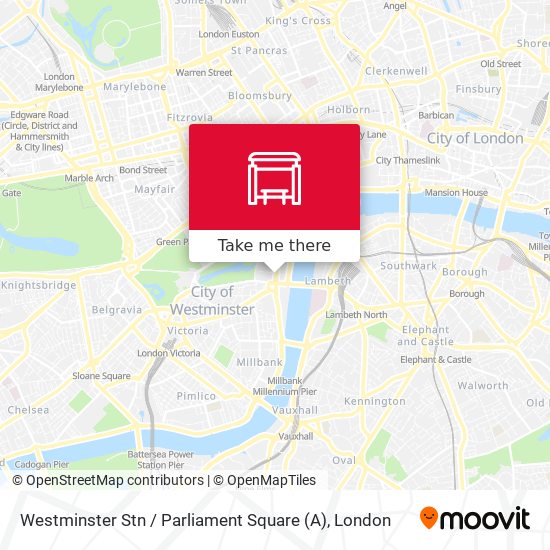 Westminster Stn  / Parliament Square (A) map