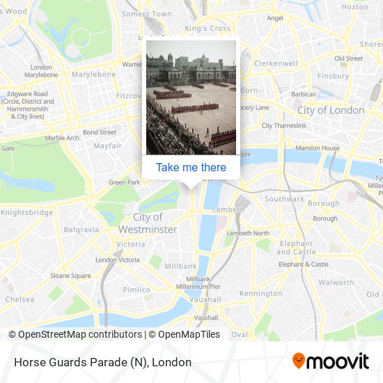 Horse Guards Parade (N) map