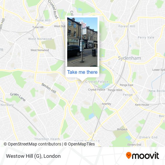 Westow Hill (G) map