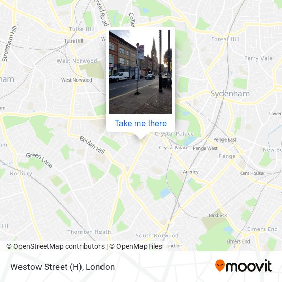 Westow Street (H) map