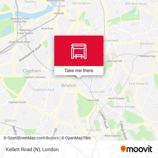 Kellett Road (N) map