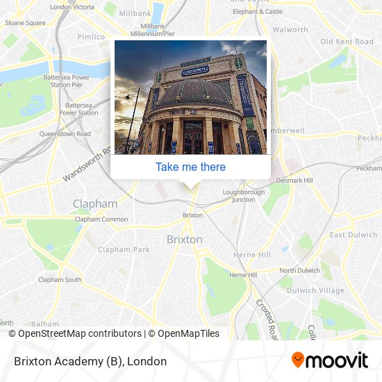 Brixton Academy map