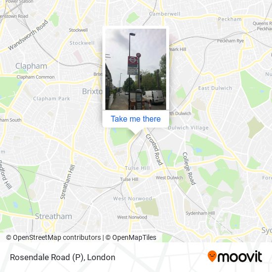 Rosendale Road (P) map