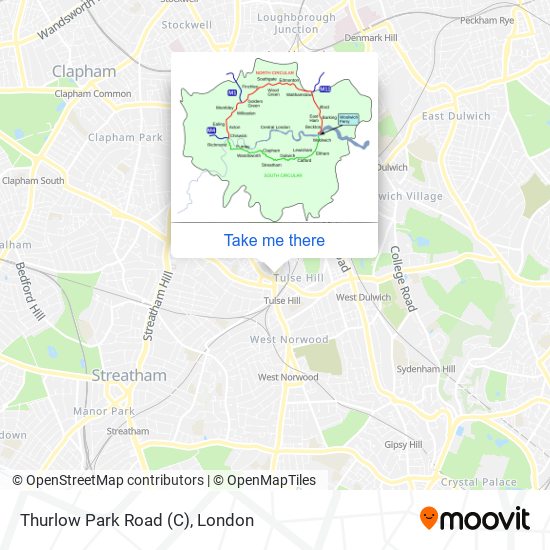 Thurlow Park Road (C) map