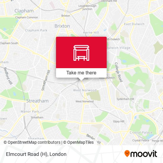 Elmcourt Road (H) map