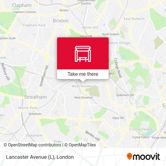 Lancaster Avenue map