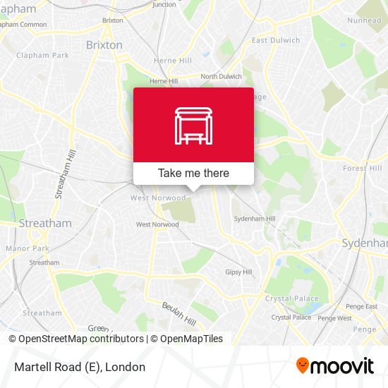 Martell Road (E) map