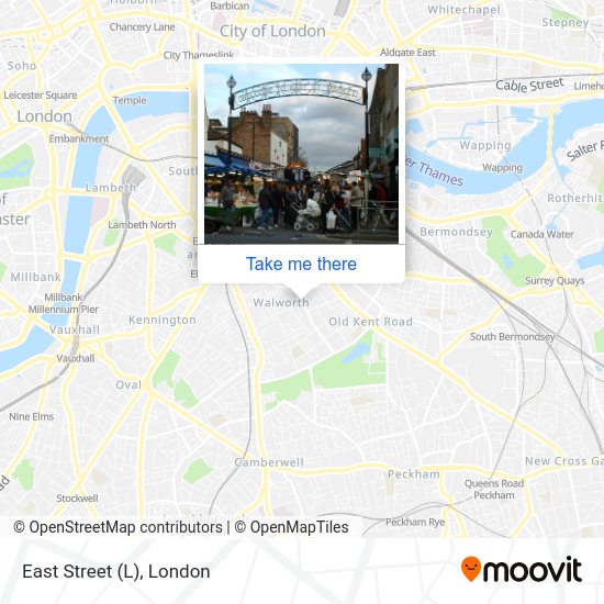 East Street (L) map