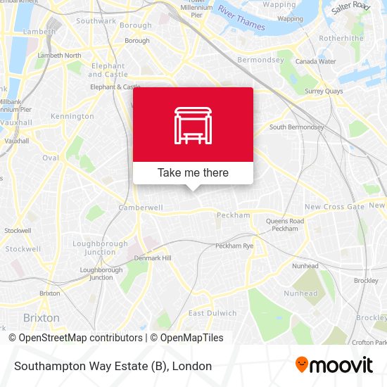 Southampton Way Estate (B) map