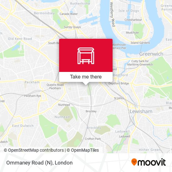 Ommaney Road (N) map
