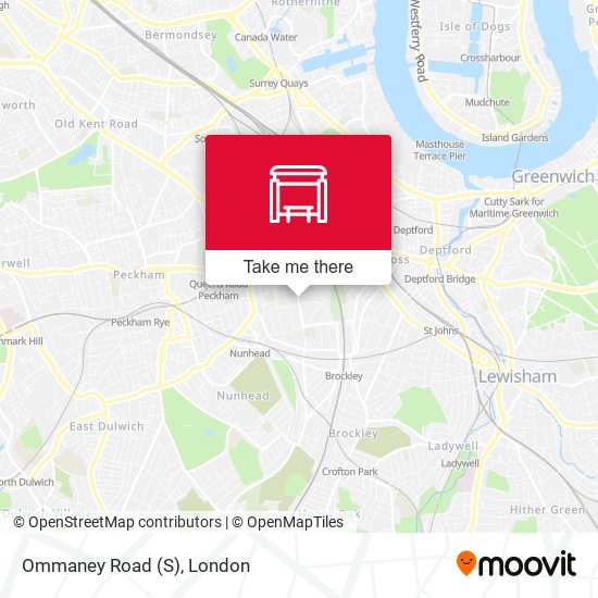 Ommaney Road (S) map