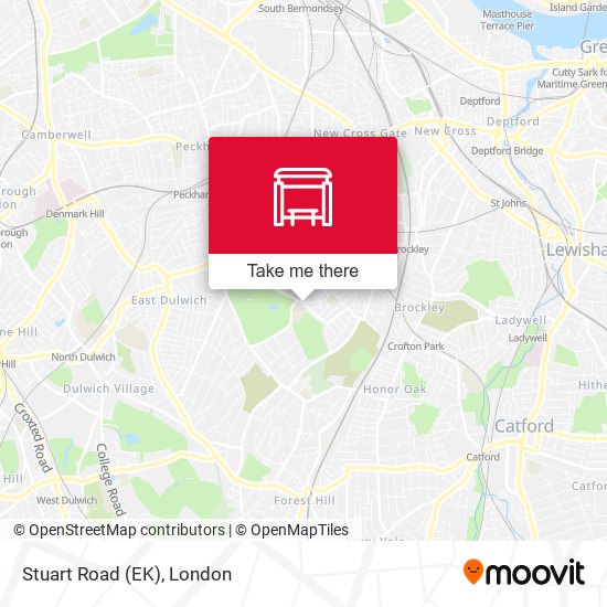 Stuart Road (EK) map