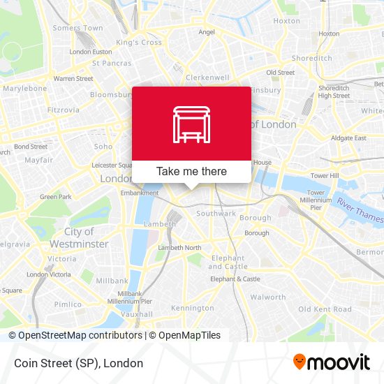 Coin Street (SP) map