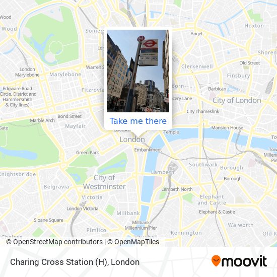 Charing Cross Station (H) map