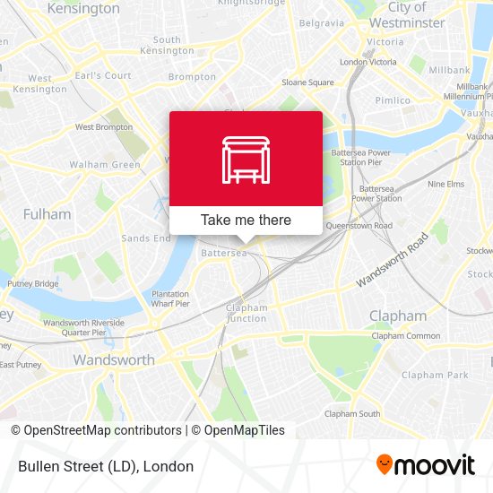 Bullen Street (LD) map
