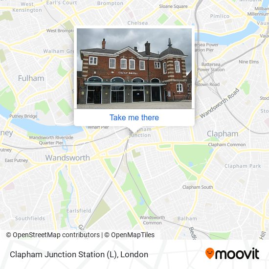 Clapham Junction Station (L) map