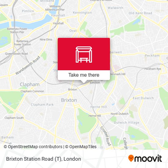 Brixton Station Road (T) map