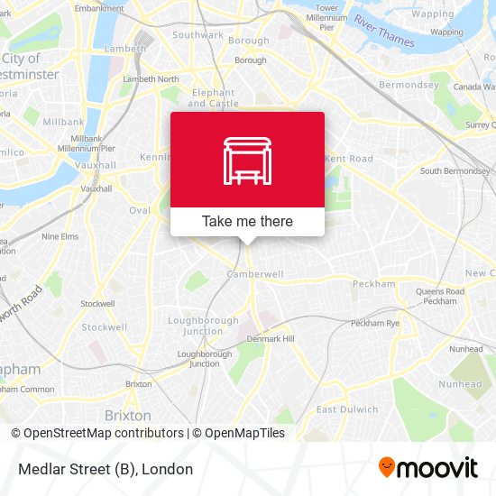 Medlar Street (B) map