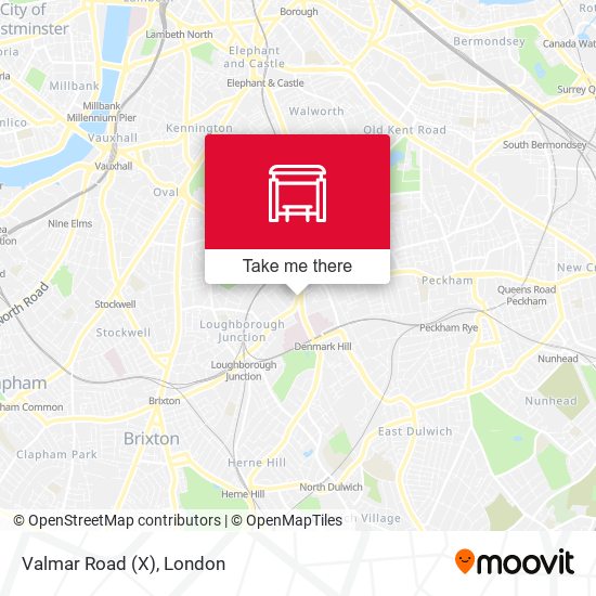 Valmar Road (X) map