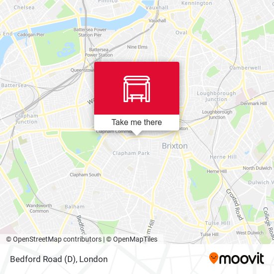 Bedford Road (D) map