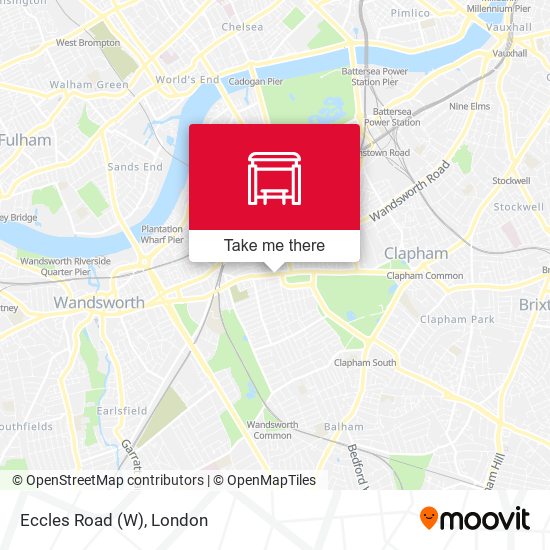 Eccles Road (W) map