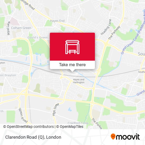 Clarendon Road (Q) map