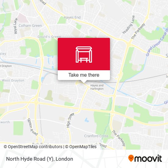 North Hyde Road (Y) map