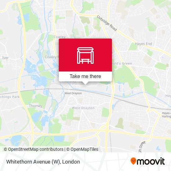Whitethorn Avenue map