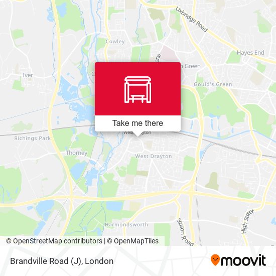 Brandville Road (J) map