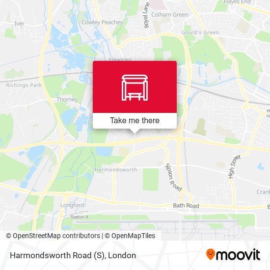 Harmondsworth Road (S) map